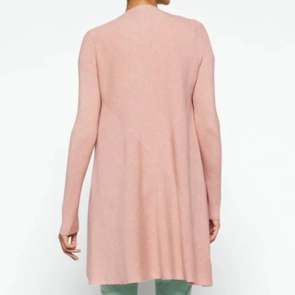 41 HAWTHORN, Saya Multi Ribbed Open Cardigan, Sandy Pink, EUC, Women's L - Picture 15 of 16